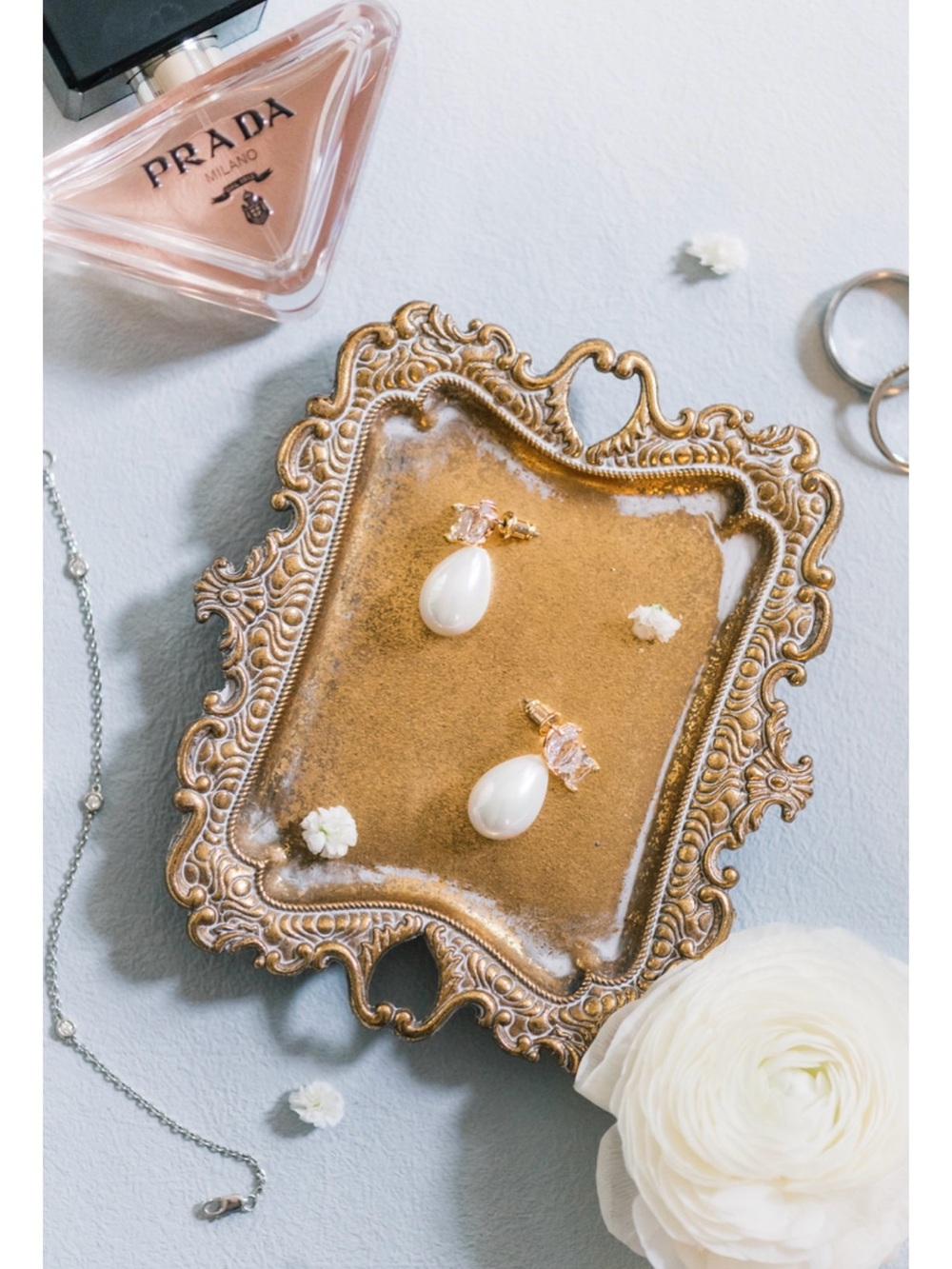Vintage-look Ring/Jewelry Trinket Tray